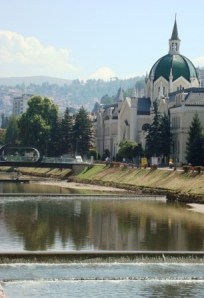 The Miljacka River, Sarajevo.