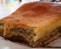 Spinach pastry in Zagreb.